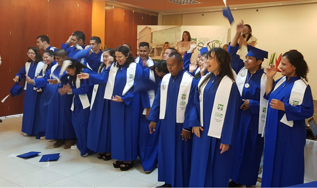 Formación para el trabajo de jóvenes con discapacidad cognitiva en Montería