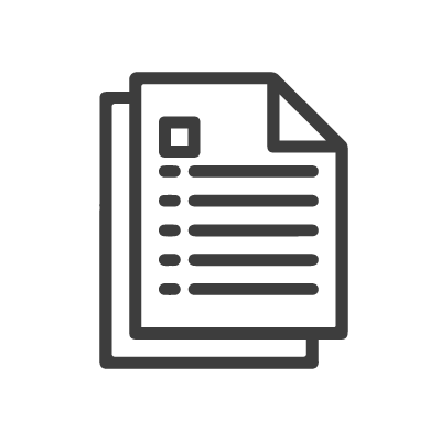 Hojas sobre hojas, símbolo de documentos
