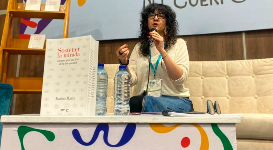 Karina Marín, autora del libro 'Sostener la mirada: Apuntes para una ética de la discapacidad'.