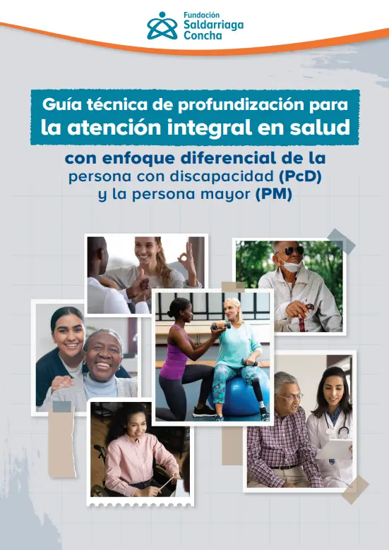 Portada Guía Técnica Atención Integral en Salud para y Persona con Discapacidad y Persona Mayor